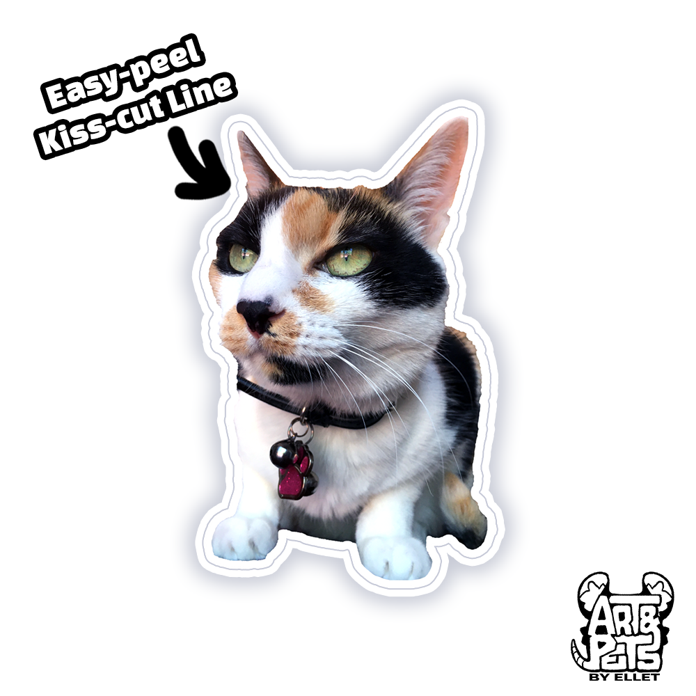 Your Pet Here! - Custom Pet Stickers (3in Waterproof)